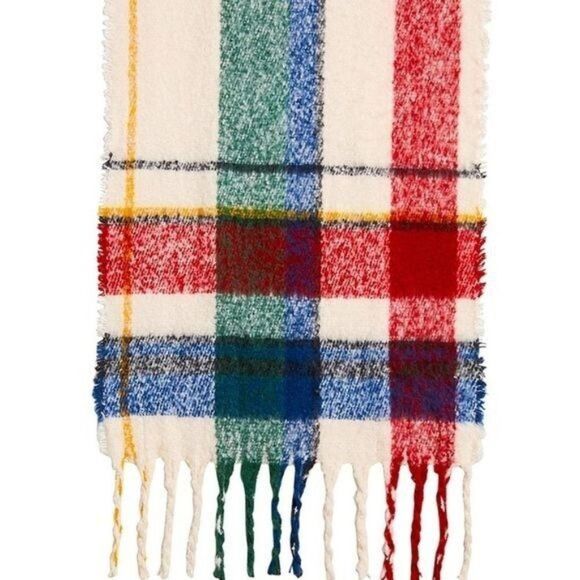 Cejon Oversized Spacious Plaid Blanket Scarf Wrap New With Tags - Picture 2 of 2